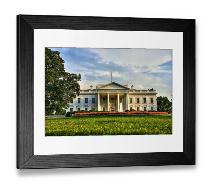Framed Print : White House, DC