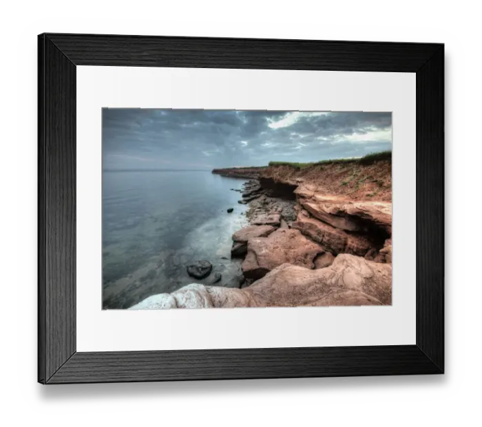 Framed Print : PEI Coastline