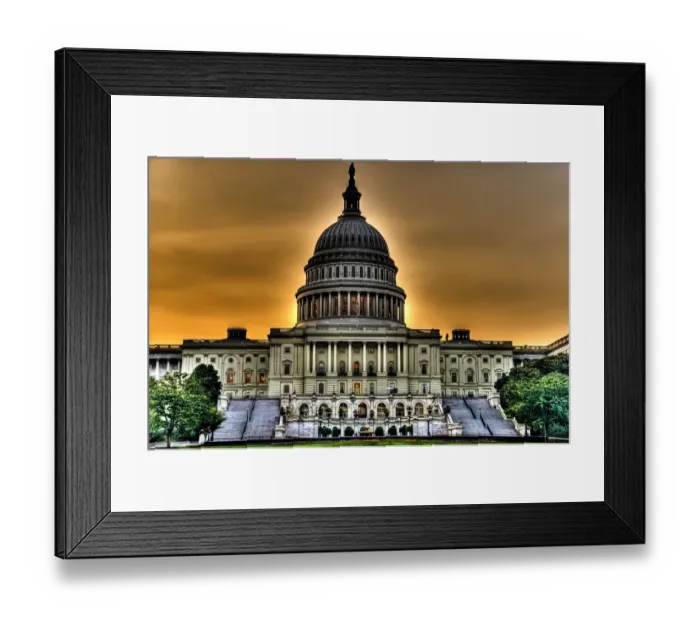 Framed Print : Washington Capitol, DC Framed Print : Washington Capitol, DC