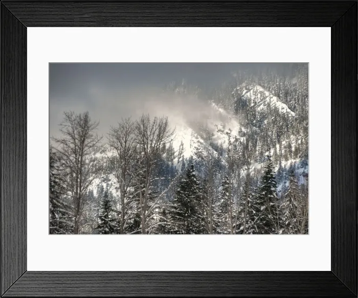 Framed Print : Sun Break on the Mountain Framed Print : Sun Break on the Mountain