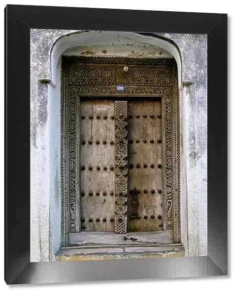 Old Arab-Style Door, Zanzibar, Tanzania