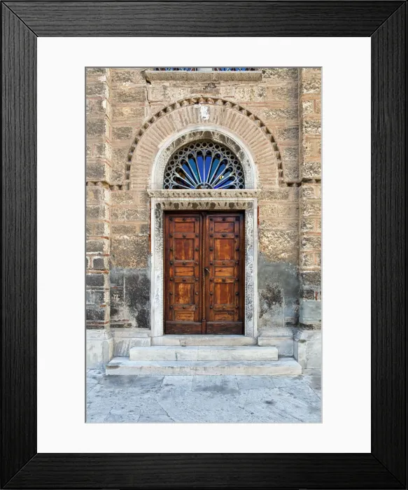 Framed Print : Door, Russian Orthodox Church in Plaka, Athens, Greece Framed Print : Door, Russian Orthodox Church in Plaka, Athens, Greece
