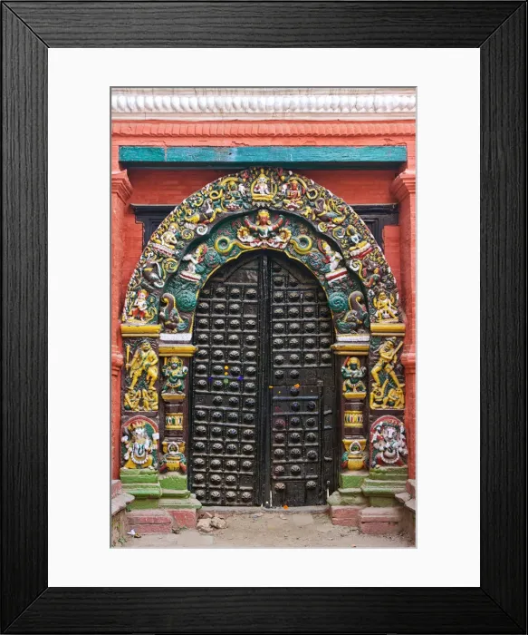 Framed Print : Gate of Taleju Temple, Kathmandu, Nepal Framed Print : Gate of Taleju Temple, Kathmandu, Nepal