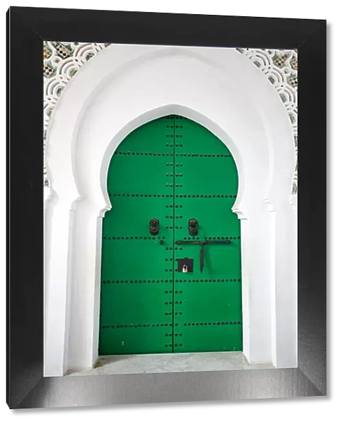 Door of Mezquita de la Kasbah, Tangier