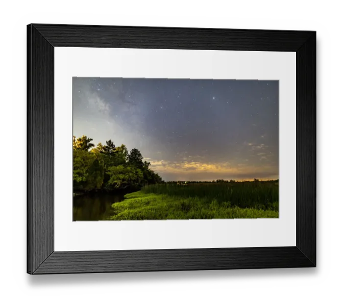Framed Print : Ashley River Milky Way Framed Print : Ashley River Milky Way