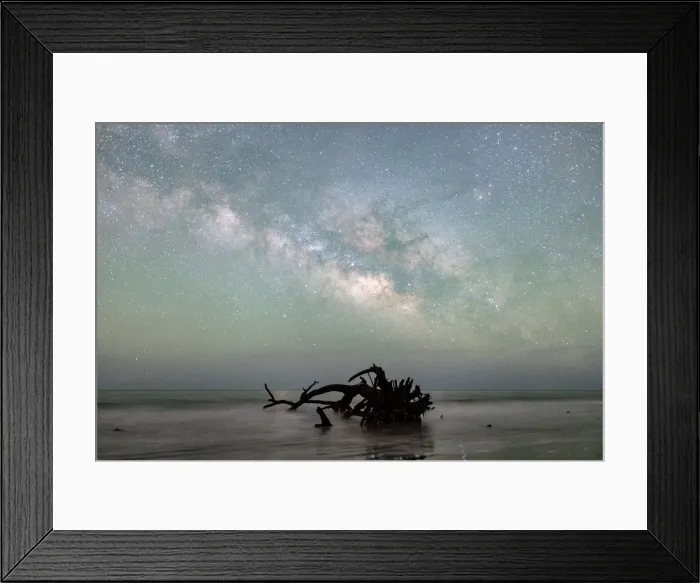 Framed Print : Milky Way Island Framed Print : Milky Way Island