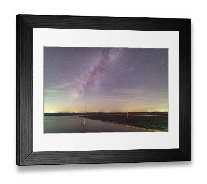 Framed Print : The Dawho River and the Milky Way Framed Print : The Dawho River and the Milky Way