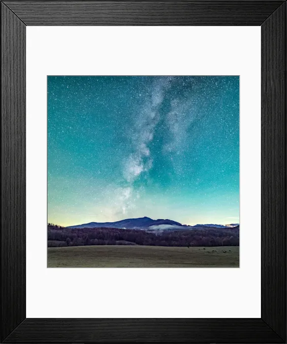 Framed Print : Milky Way Mountain Framed Print : Milky Way Mountain