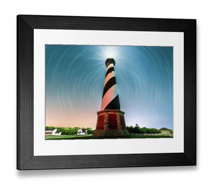 Framed Print : A Portal to Cape Hatteras Light House Framed Print : A Portal to Cape Hatteras Light House