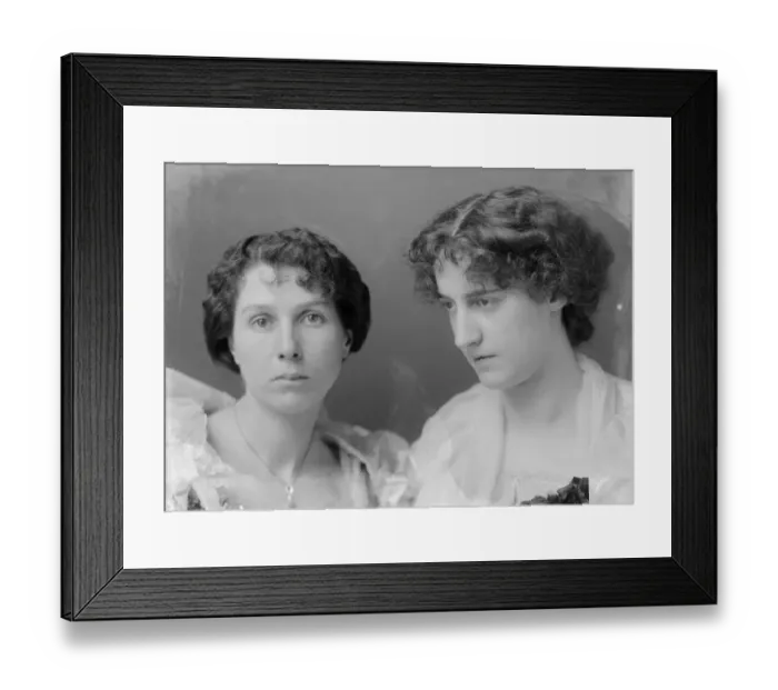 Framed Print : 1900s Ladies