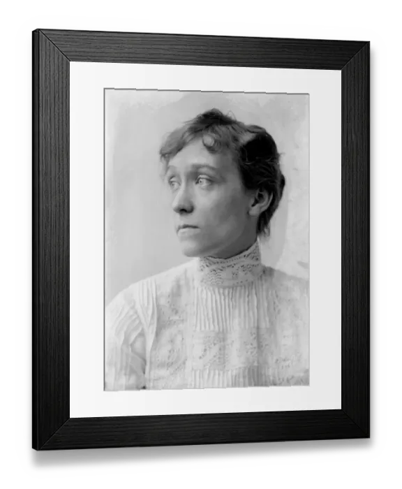 Framed Print : High Collared Blouse Framed Print : High Collared Blouse