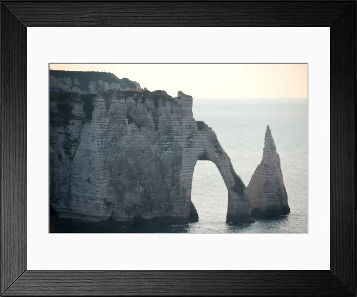 Framed Print : Etretat of Falaise d Amont Framed Print : Etretat of Falaise d Amont