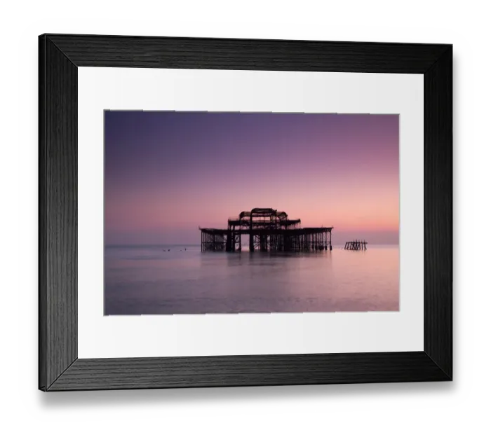 Framed Print : Ruins of West Pier Framed Print : Ruins of West Pier