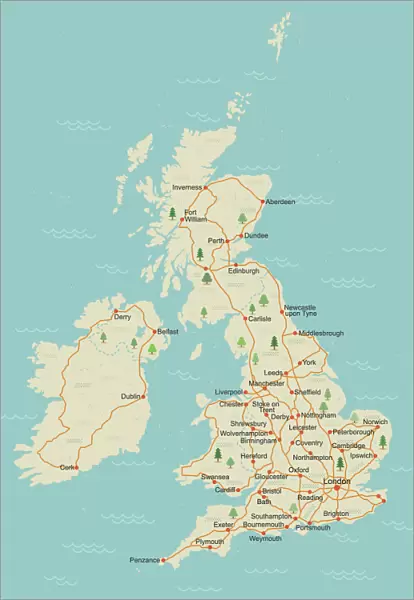 Simple UK map