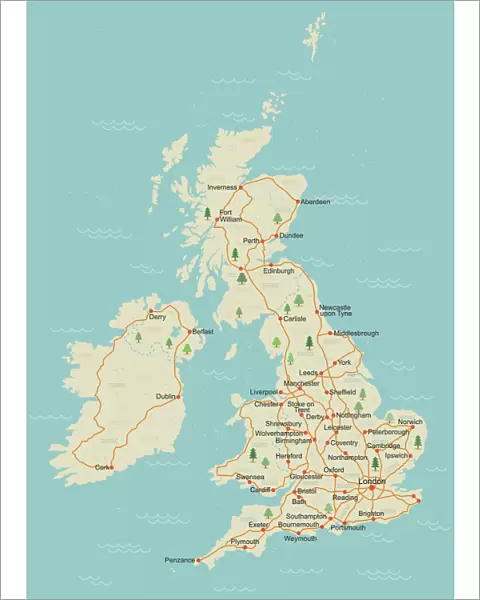 Simple UK map