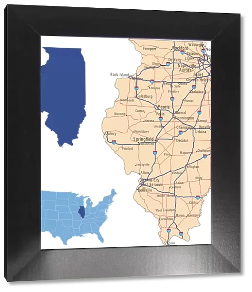 Illinois road map