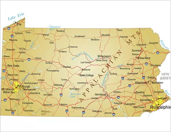 Map of Pennsylvania
