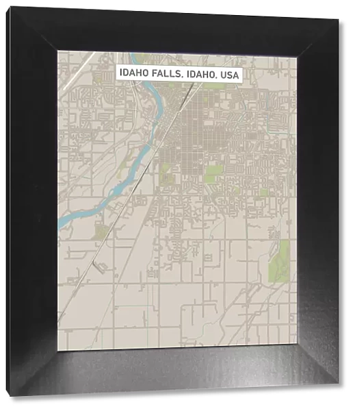 Idaho Falls Idaho US City Street Map