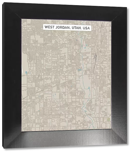 West Jordan Utah US City Street Map