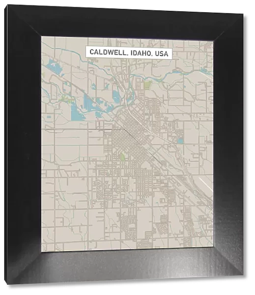 Caldwell Idaho US City Street Map