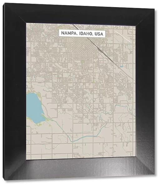 Nampa Idaho US City Street Map