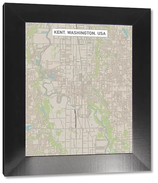 Kent Washington US City Street Map