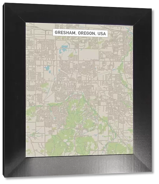 Gresham Oregon US City Street Map