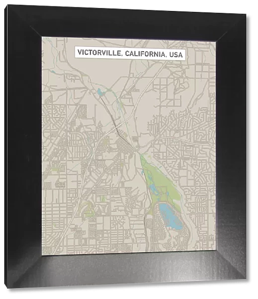Victorville California US City Street Map