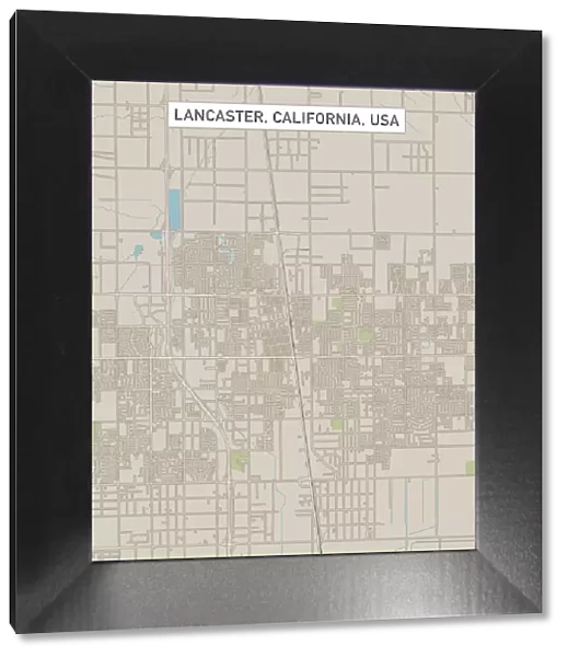 Lancaster California US City Street Map