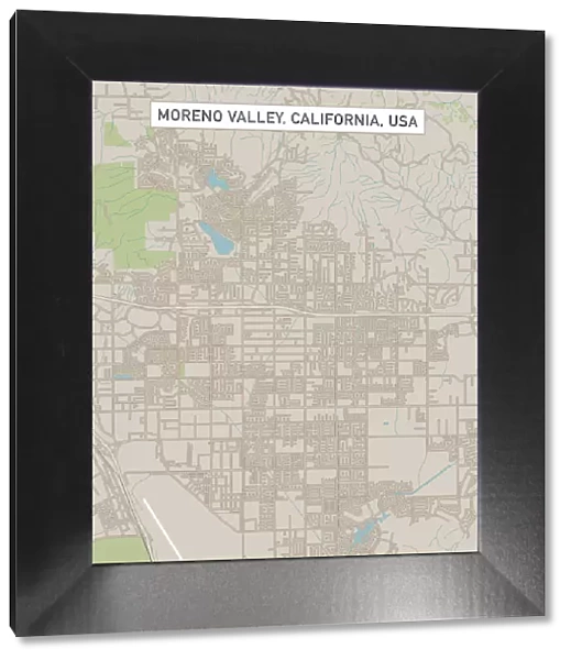 Moreno Valley California US City Street Map