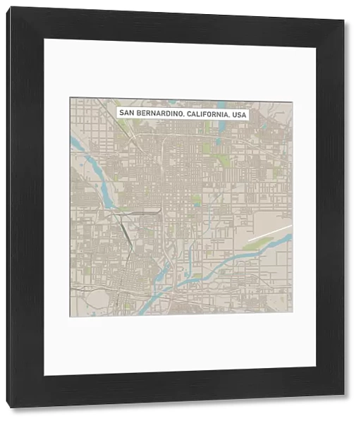 San Bernardino California US City Street Map