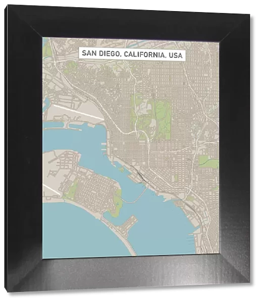 San DiegoCaliforniaUSCityStreetMap_60000