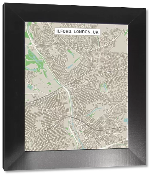 Ilford London UK City Street Map