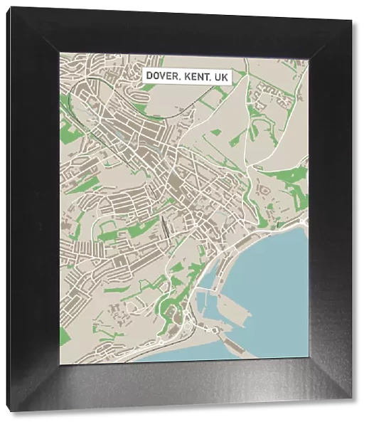 Dover Kent UK City Street Map