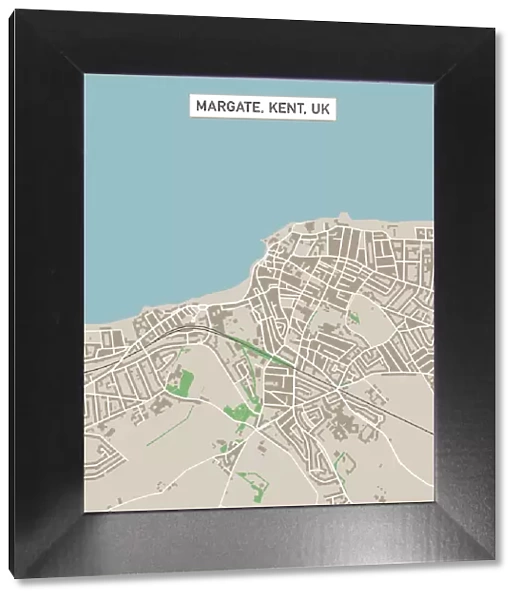 Margate Kent UK City Street Map