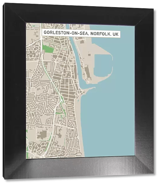 Gorleston-on-Sea Norfolk UK City Street Map