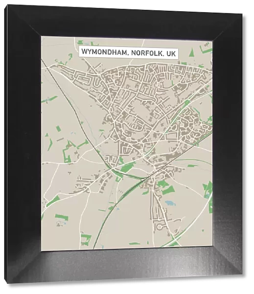 Wymondham Norfolk UK City Street Map