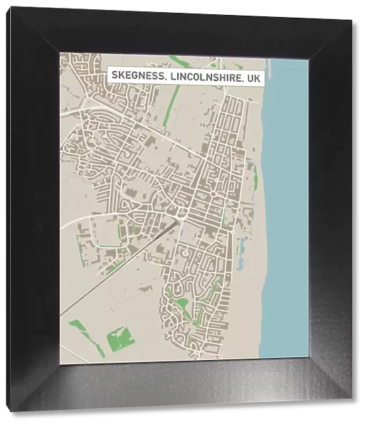 Skegness Lincolnshire UK City Street Map