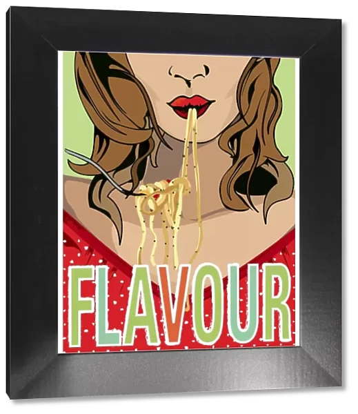 Retro Italian Flavour Poster