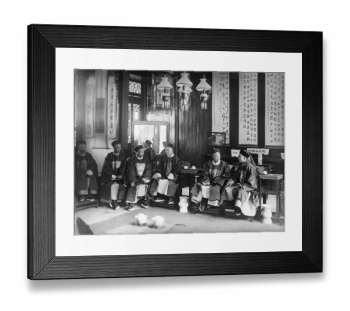 Framed Print : Chinese Meeting Framed Print : Chinese Meeting