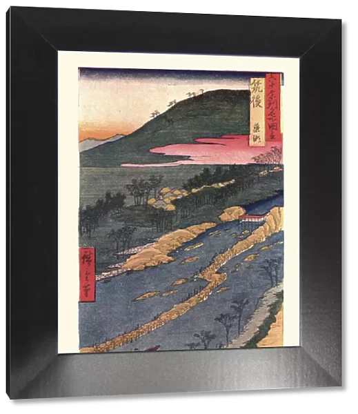 Japanese Landscape by Hiroshige