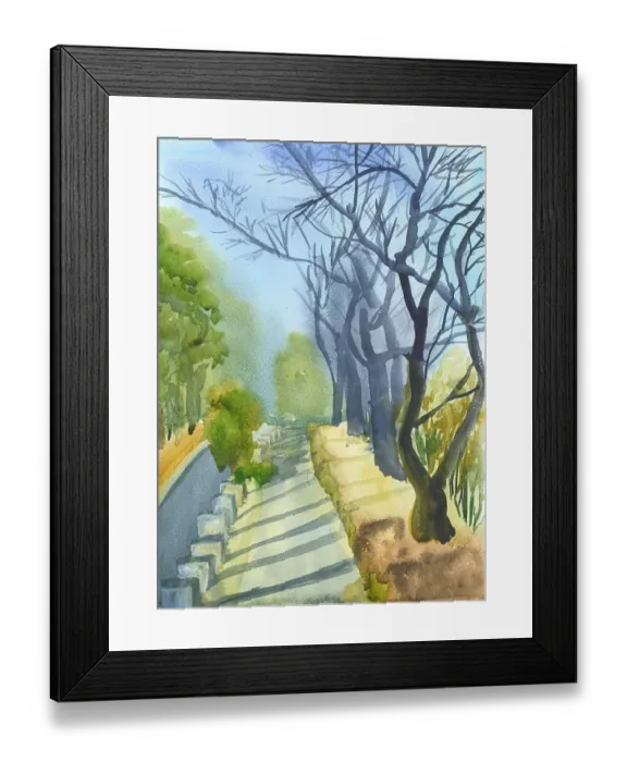 Framed Print : Winter in Gifu