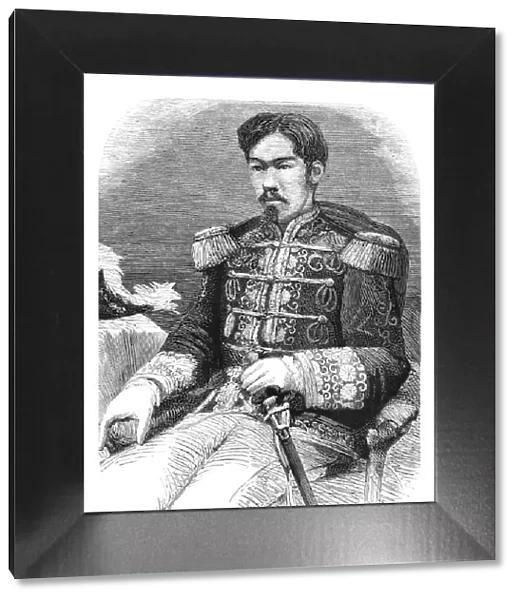 Emperor Mutsuhito Mikado Meiji Japan Portrait 1875