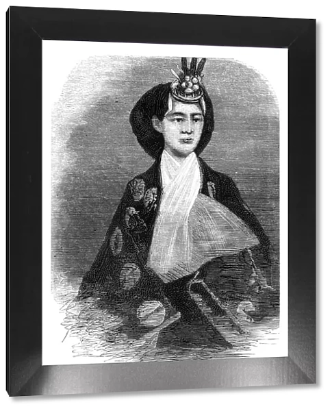 Empress Masako Ichijo woman of Mutsuhito in Japan 1875