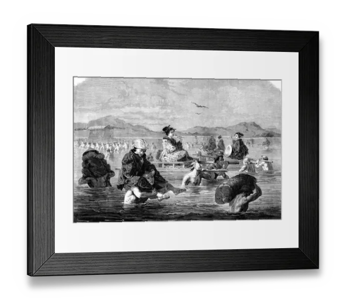 Framed Print : ford. Japanese scenery: ford Framed Print : ford. Japanese scenery: ford