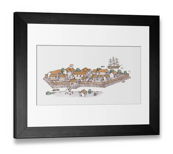 Framed Print : architecture, building exterior, day, dutch culture, harbour, history, horizontal Framed Print : architecture, building exterior, day, dutch culture, harbour, history, horizontal
