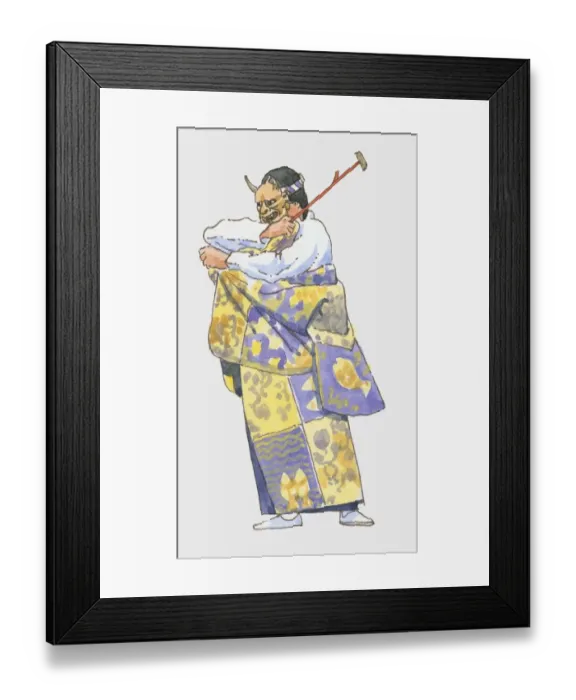 Framed Print : arts culture and entertainment, close-up, full length, illustrative technique, japanese ethnicity Framed Print : arts culture and entertainment, close-up, full length, illustrative technique, japanese ethnicity