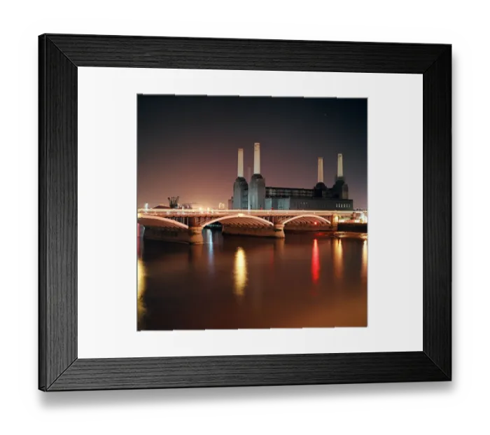 Framed Print : Battersea Power Station at night Framed Print : Battersea Power Station at night