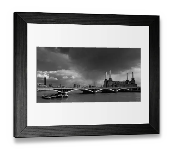 Framed Print : Storm over Battersea Framed Print : Storm over Battersea