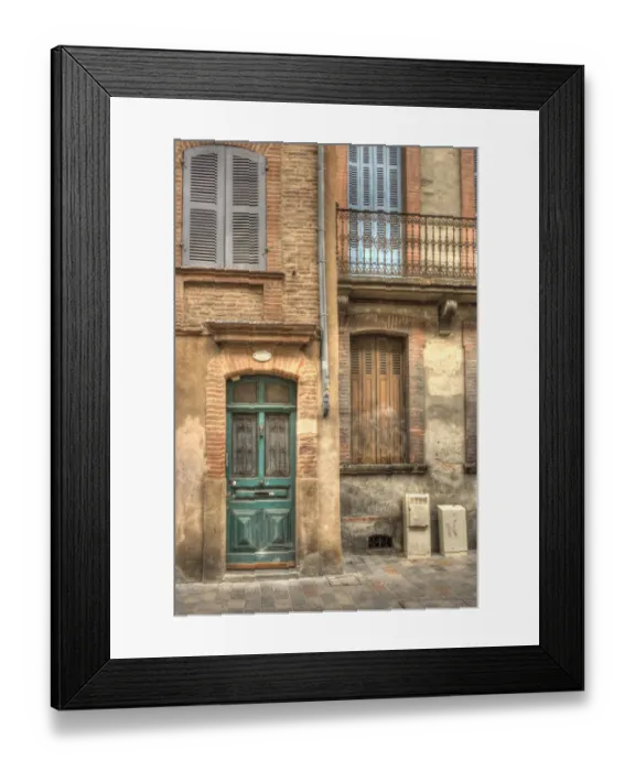 Framed Print : Typical Building Entrance Toulouse Framed Print : Typical Building Entrance Toulouse
